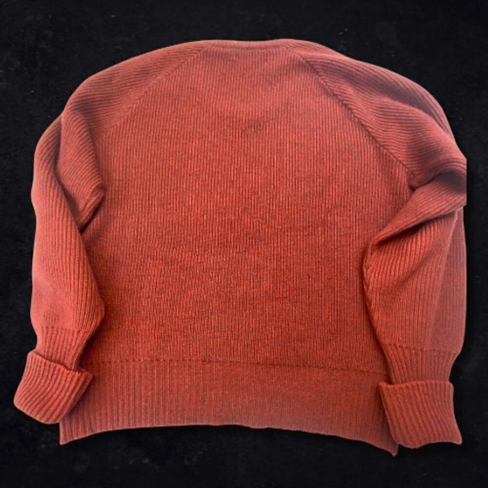 Vintage Ingo Sweater Wool Blend Classic V-Neck Long Sleeves Maroon Men’s Small - Picture 3 of 12